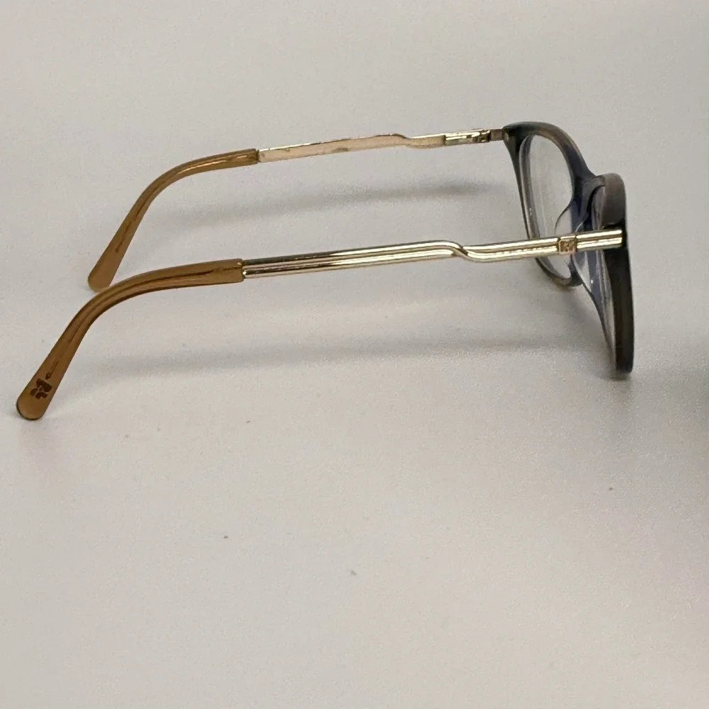 Diane von Furstenberg DVF5103 Blue Brown Gradient Square Eyeglasses Frames 53-16